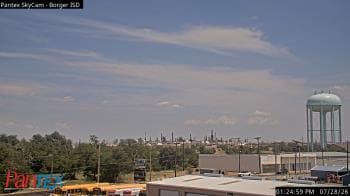 Weather camera view of Borger ISD.