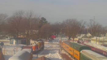 Weather camera view of Boone Scenic Valley Railroad.