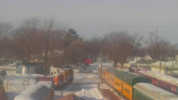 Weather camera view of Boone Scenic Valley Railroad.