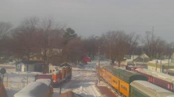Weather camera view of Boone Scenic Valley Railroad.