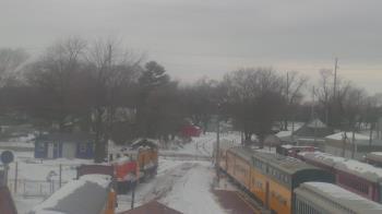 Weather camera view of Boone Scenic Valley Railroad.