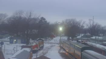 Weather camera view of Boone Scenic Valley Railroad.