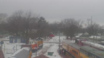 Weather camera view of Boone Scenic Valley Railroad.