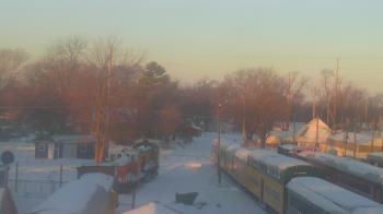Weather camera view of Boone Scenic Valley Railroad.