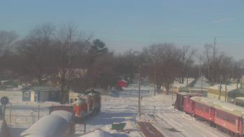 Weather camera view of Boone Scenic Valley Railroad.