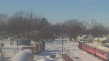 Weather camera view of Boone Scenic Valley Railroad.
