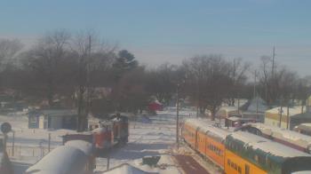 Weather camera view of Boone Scenic Valley Railroad.