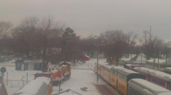 Weather camera view of Boone Scenic Valley Railroad.