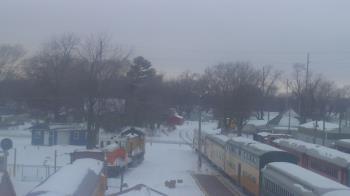 Weather camera view of Boone Scenic Valley Railroad.