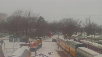 Weather camera view of Boone Scenic Valley Railroad.