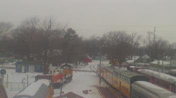 Weather camera view of Boone Scenic Valley Railroad.