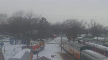 Weather camera view of Boone Scenic Valley Railroad.