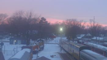 Weather camera view of Boone Scenic Valley Railroad.