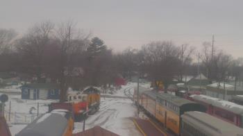 Weather camera view of Boone Scenic Valley Railroad.