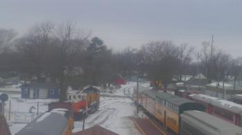 Weather camera view of Boone Scenic Valley Railroad.