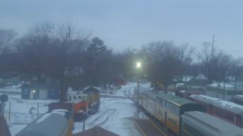 Weather camera view of Boone Scenic Valley Railroad.