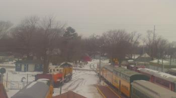 Weather camera view of Boone Scenic Valley Railroad.