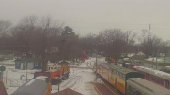 Weather camera view of Boone Scenic Valley Railroad.