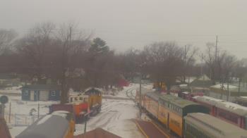 Weather camera view of Boone Scenic Valley Railroad.