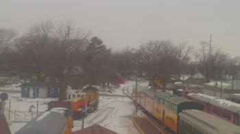 Weather camera view of Boone Scenic Valley Railroad.