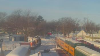Weather camera view of Boone Scenic Valley Railroad.