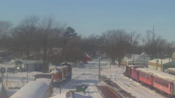 Weather camera view of Boone Scenic Valley Railroad.