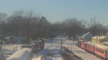 Weather camera view of Boone Scenic Valley Railroad.