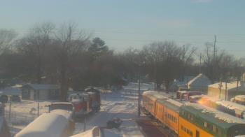 Weather camera view of Boone Scenic Valley Railroad.