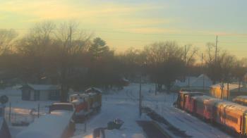 Weather camera view of Boone Scenic Valley Railroad.