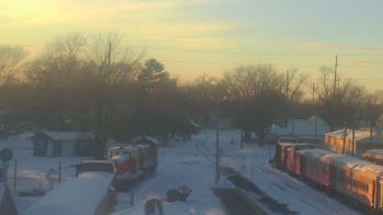 Weather camera view of Boone Scenic Valley Railroad.