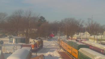 Weather camera view of Boone Scenic Valley Railroad.