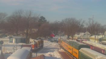 Weather camera view of Boone Scenic Valley Railroad.