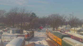 Weather camera view of Boone Scenic Valley Railroad.