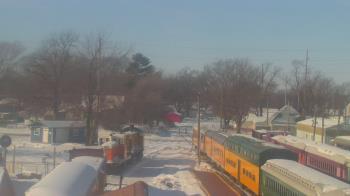 Weather camera view of Boone Scenic Valley Railroad.