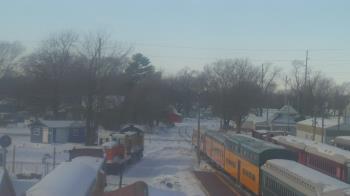 Weather camera view of Boone Scenic Valley Railroad.