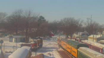 Weather camera view of Boone Scenic Valley Railroad.