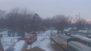 Weather camera view of Boone Scenic Valley Railroad.