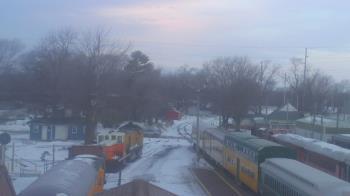 Weather camera view of Boone Scenic Valley Railroad.