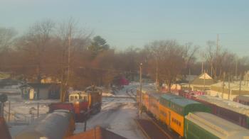 Weather camera view of Boone Scenic Valley Railroad.