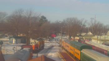 Weather camera view of Boone Scenic Valley Railroad.