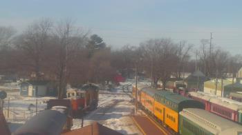 Weather camera view of Boone Scenic Valley Railroad.