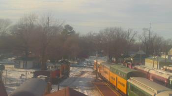 Weather camera view of Boone Scenic Valley Railroad.