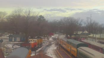 Weather camera view of Boone Scenic Valley Railroad.