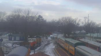 Weather camera view of Boone Scenic Valley Railroad.