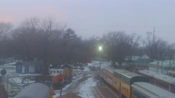 Weather camera view of Boone Scenic Valley Railroad.