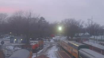 Weather camera view of Boone Scenic Valley Railroad.