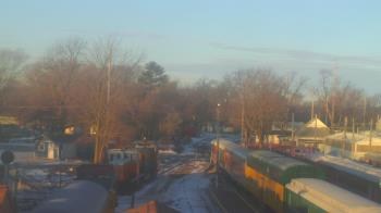 Weather camera view of Boone Scenic Valley Railroad.
