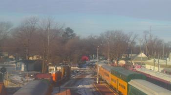 Weather camera view of Boone Scenic Valley Railroad.