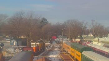 Weather camera view of Boone Scenic Valley Railroad.