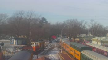 Weather camera view of Boone Scenic Valley Railroad.